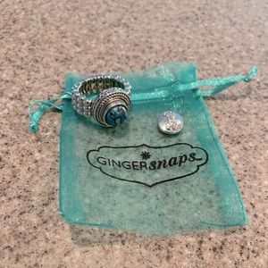 Gingersnap turquoise ring